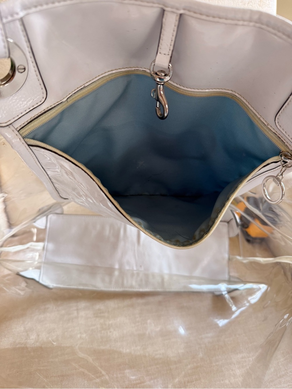 Rare Coach F16594 clear tote - Picture 7 of 16